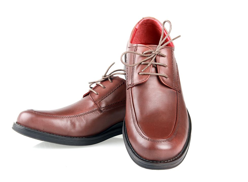 Braune Lederschuhe